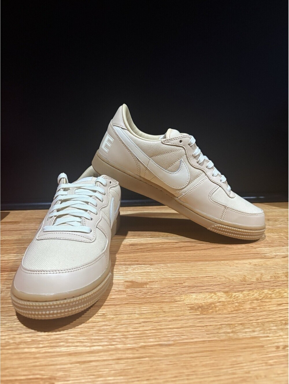 Nike Terminator Low PRM Sesame Coconut Mens Size 10.5 Beige Walking Shoe Sneaker